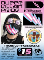 LIMITED RUN: Trans QVP Face Masks (Mk. II)