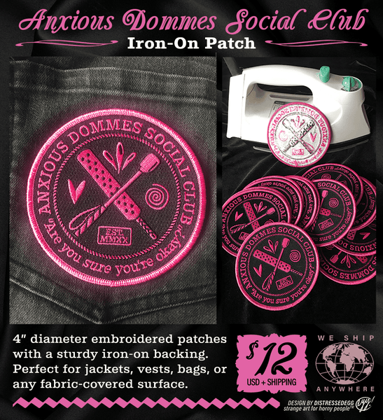 Anxious Dommes Social Club Patch
